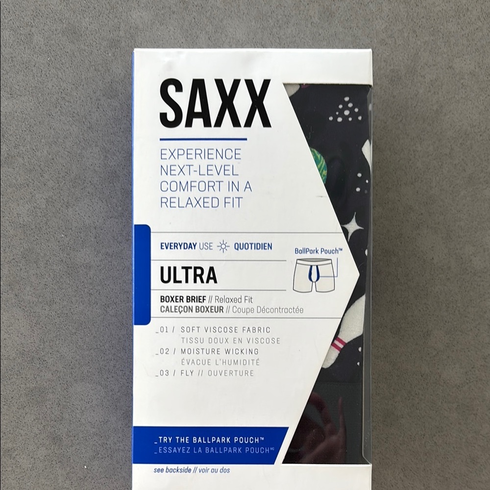 Saxx Black Boxer Briefs Ultra Collection